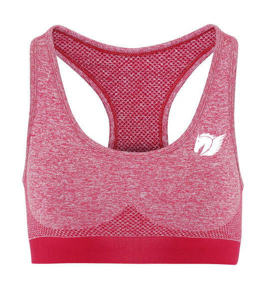 Seamless Multi-Sport Sculpt Bra - Burgundy