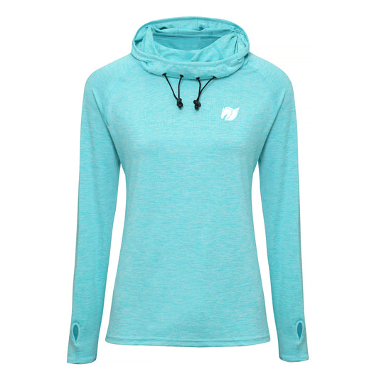 Cowl Neck Top - Ocean Blue