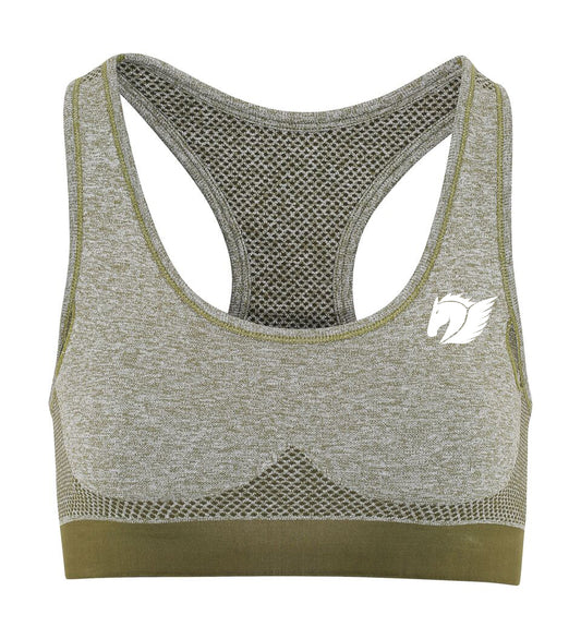 Seamless Multi-Sport Sculpt Bra - Olive