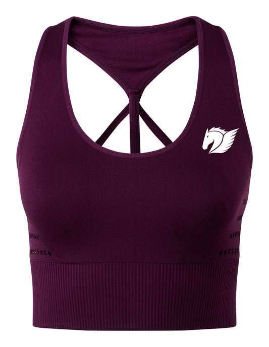 Seamless Multi-Sport Reveal Sports Bra - Mulberry
