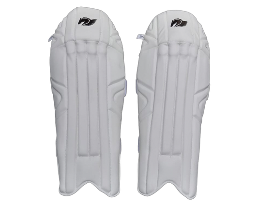 Players Wicket Keeping Pads - White/Carbon White