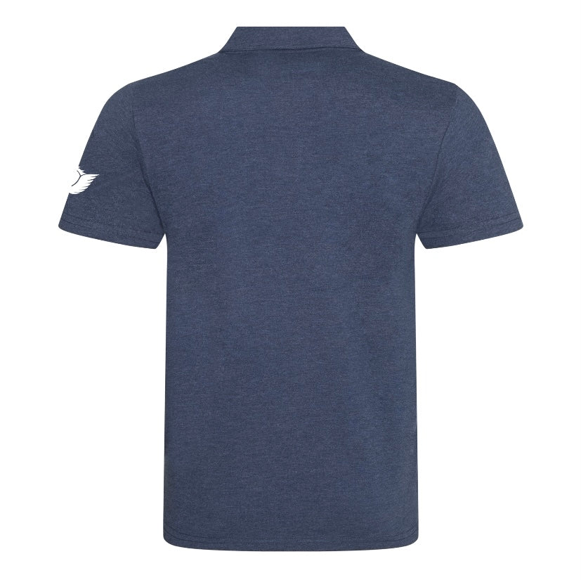 Tri-Blend Polo - Heather Navy