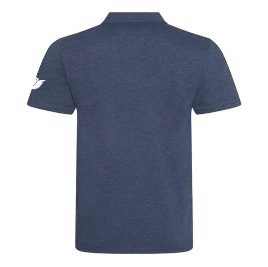 Tri-Blend Polo - Heather Navy
