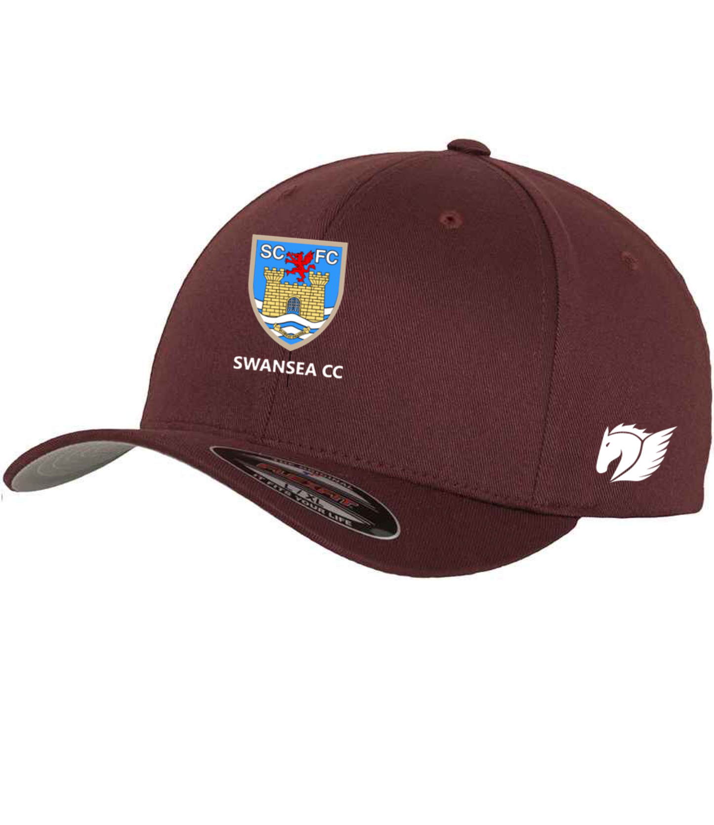Swansea CC Match Cap - Burgundy