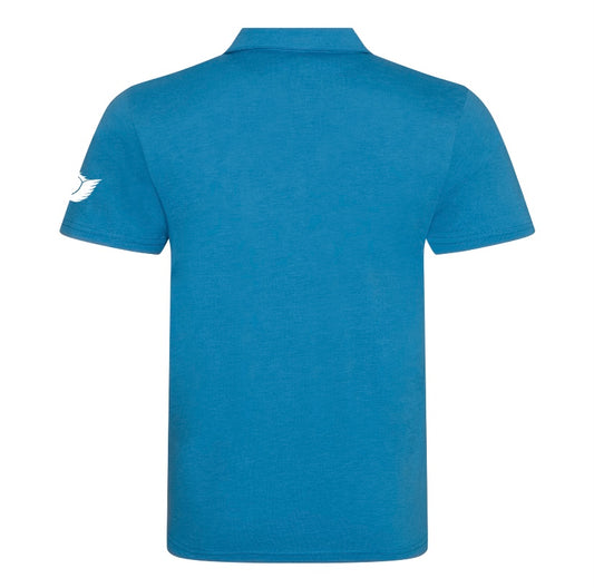 Tri-Blend Polo - Heather Sapphire