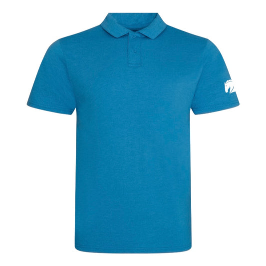 Tri-Blend Polo - Heather Sapphire