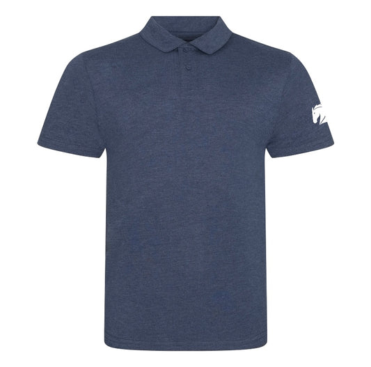 Tri-Blend Polo - Heather Navy