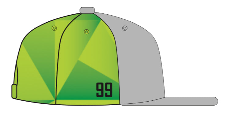 BBCC Players Training Cap - Grey/Green