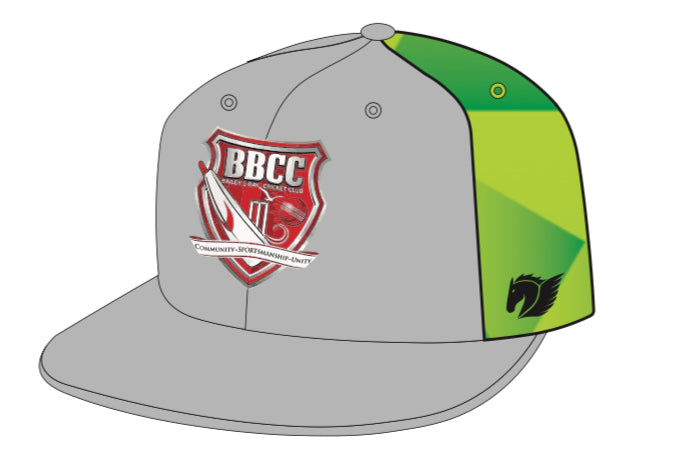 BBCC Players Training Cap - Grey/Green