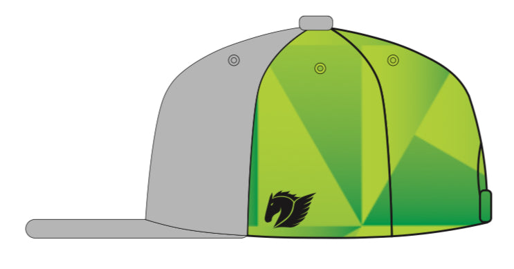 BBCC Players Training Cap - Grey/Green