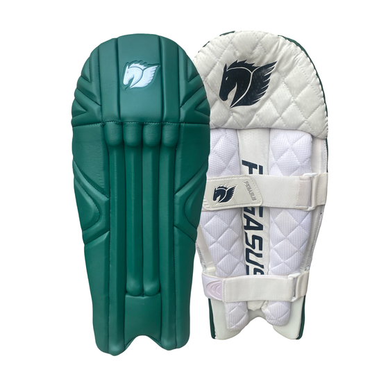 Players Wicket Keeping Pads - Green