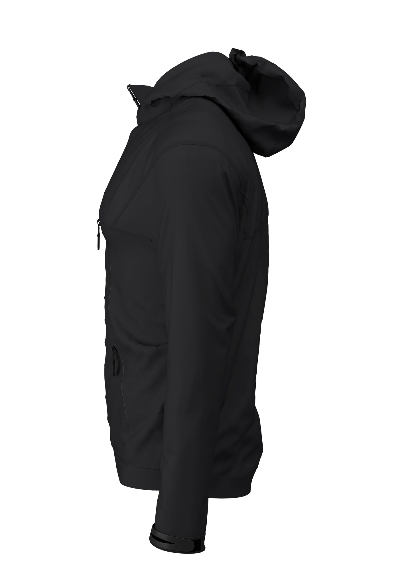 Elite Tech Waterproof Jacket - Black/Black