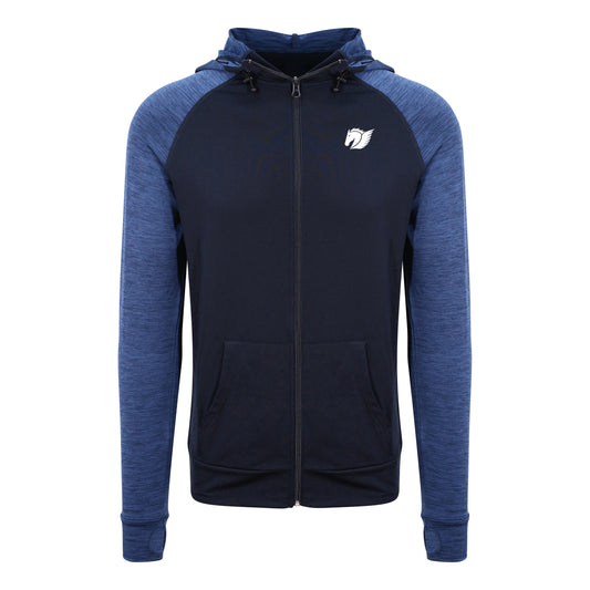Performance Contrast Zoodie - Navy
