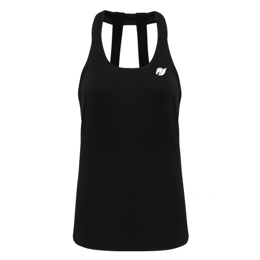 Women's Performance Double Strap Vest - Black