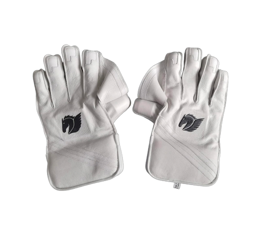 Players Wicket Keeping Glove - White/Carbon White